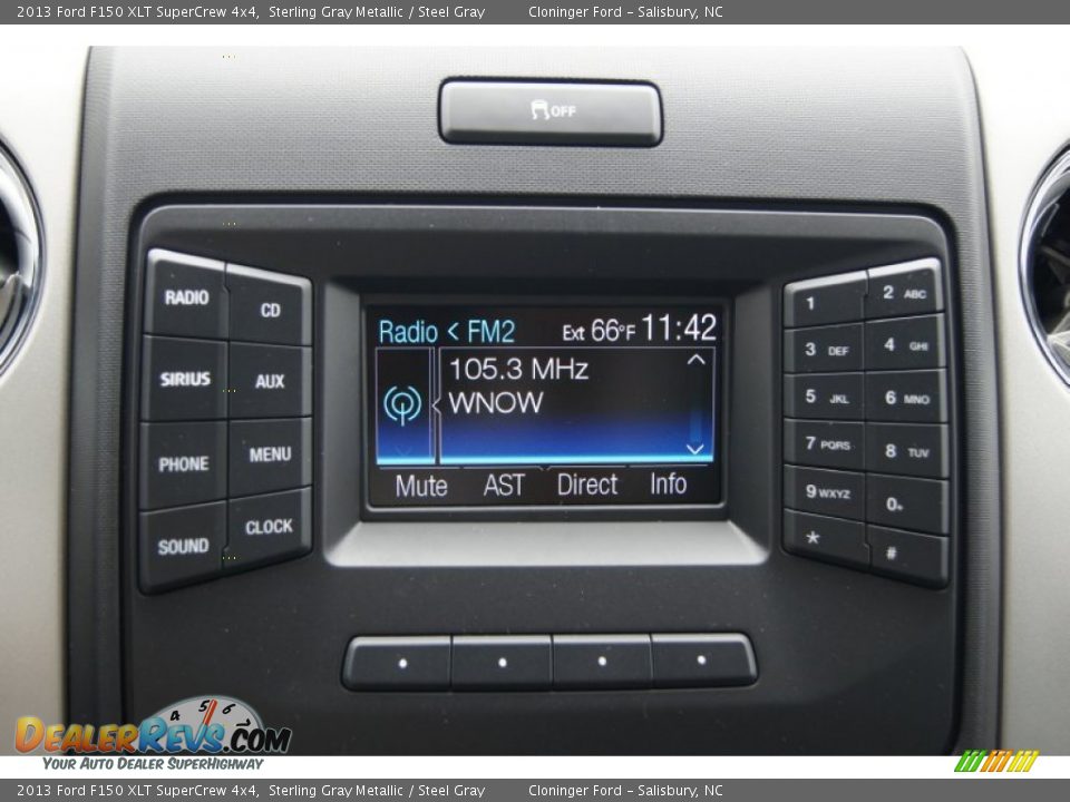 2013 Ford F150 XLT SuperCrew 4x4 Sterling Gray Metallic / Steel Gray Photo #36