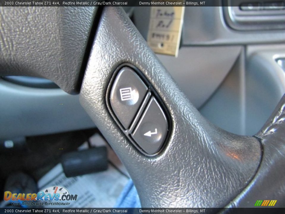 2003 Chevrolet Tahoe Z71 4x4 Redfire Metallic / Gray/Dark Charcoal Photo #21