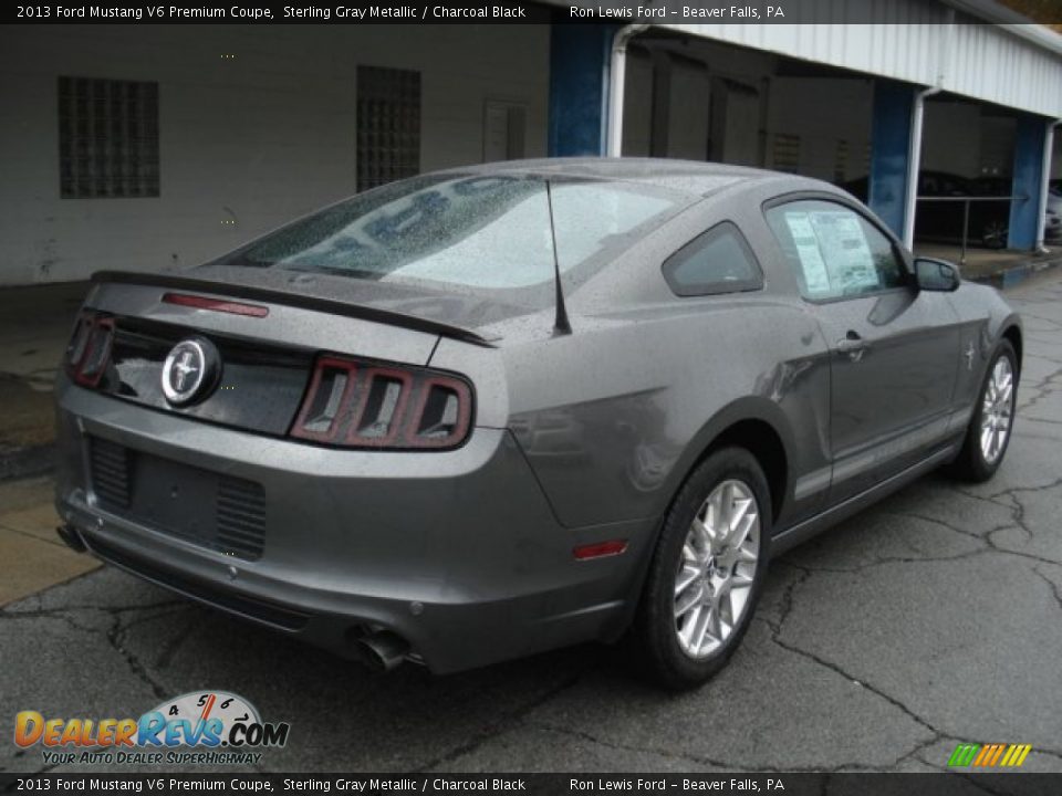 2013 Ford Mustang V6 Premium Coupe Sterling Gray Metallic Charcoal