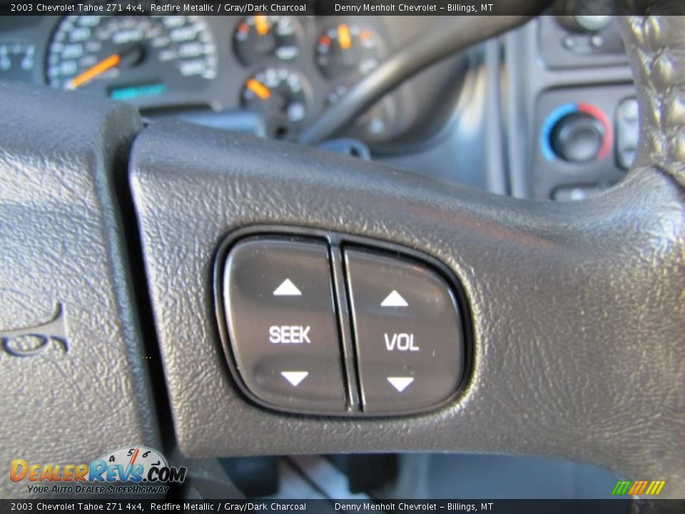 2003 Chevrolet Tahoe Z71 4x4 Redfire Metallic / Gray/Dark Charcoal Photo #22