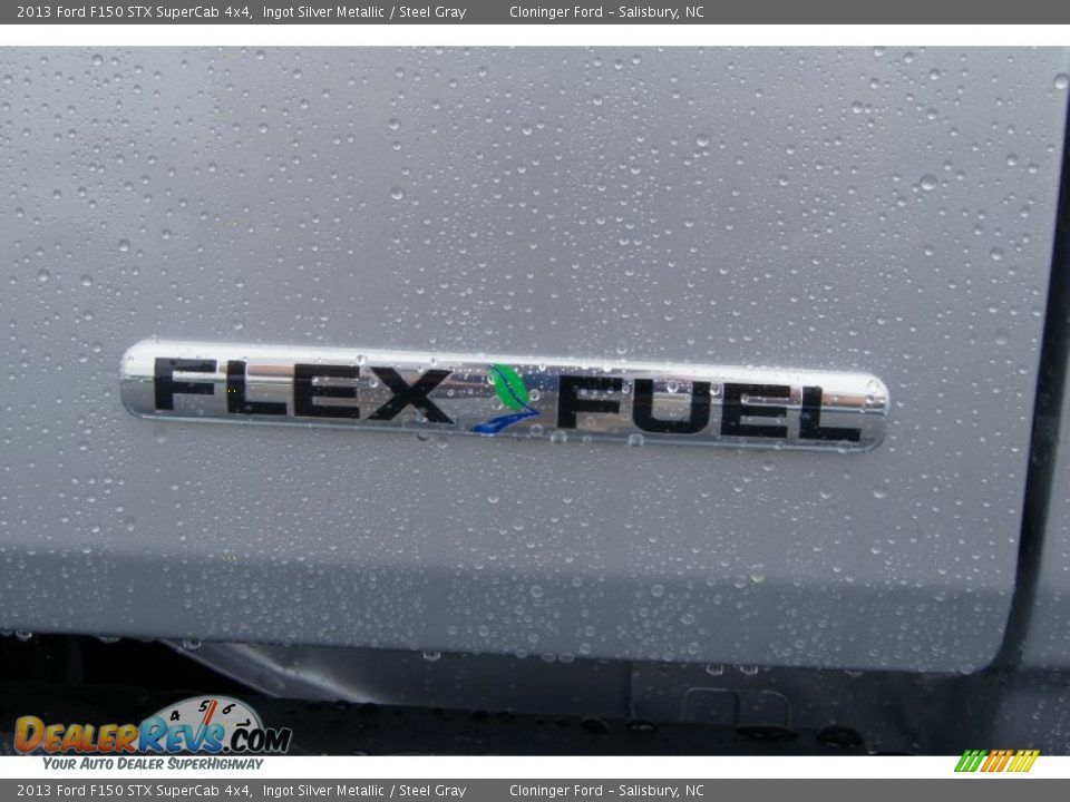 2013 Ford F150 STX SuperCab 4x4 Ingot Silver Metallic / Steel Gray Photo #20