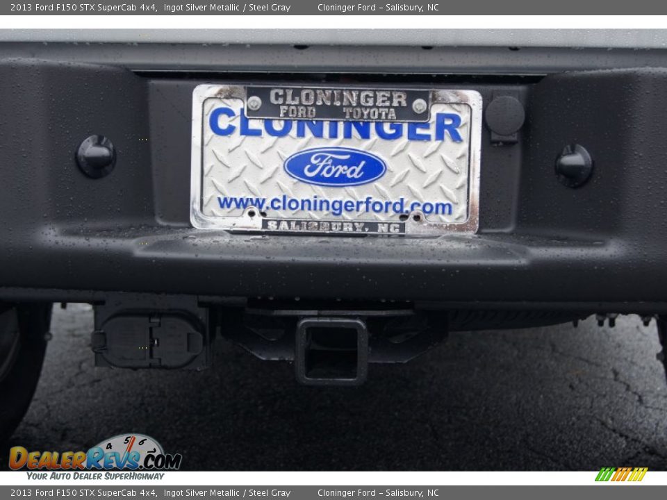 2013 Ford F150 STX SuperCab 4x4 Ingot Silver Metallic / Steel Gray Photo #21