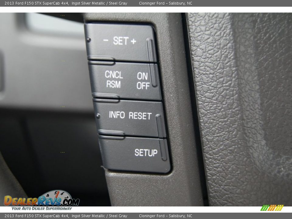 2013 Ford F150 STX SuperCab 4x4 Ingot Silver Metallic / Steel Gray Photo #28