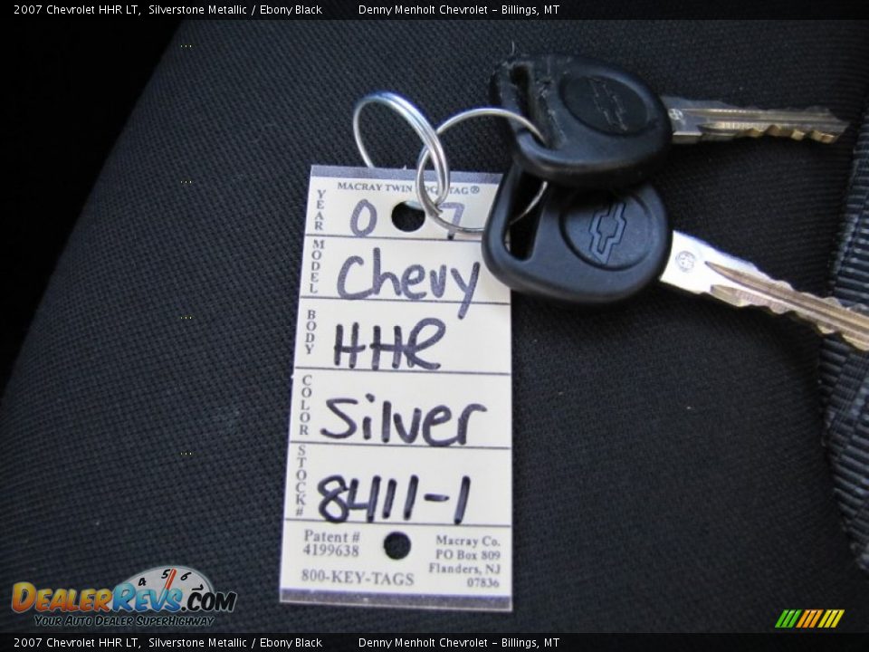 2007 Chevrolet HHR LT Silverstone Metallic / Ebony Black Photo #22