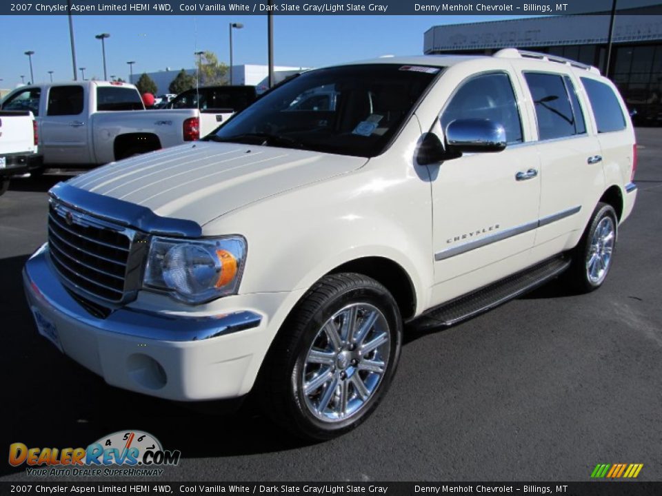 2007 Chrysler Aspen Limited HEMI 4WD Cool Vanilla White / Dark Slate Gray/Light Slate Gray Photo #1