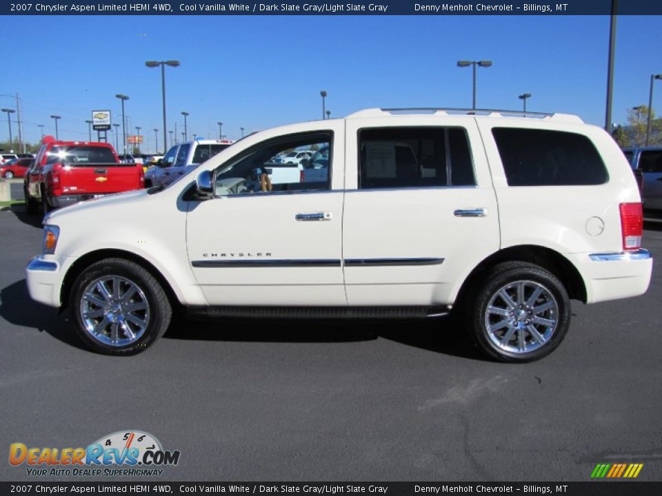 2007 Chrysler Aspen Limited HEMI 4WD Cool Vanilla White / Dark Slate Gray/Light Slate Gray Photo #2