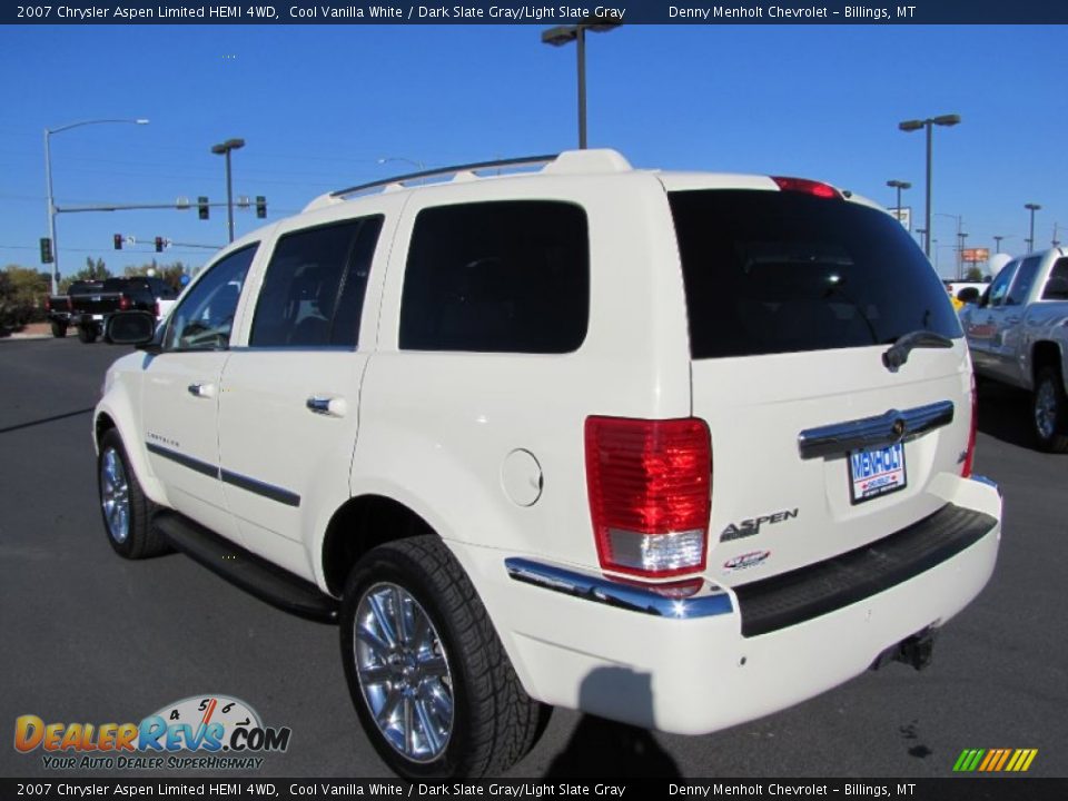 2007 Chrysler Aspen Limited HEMI 4WD Cool Vanilla White / Dark Slate Gray/Light Slate Gray Photo #3