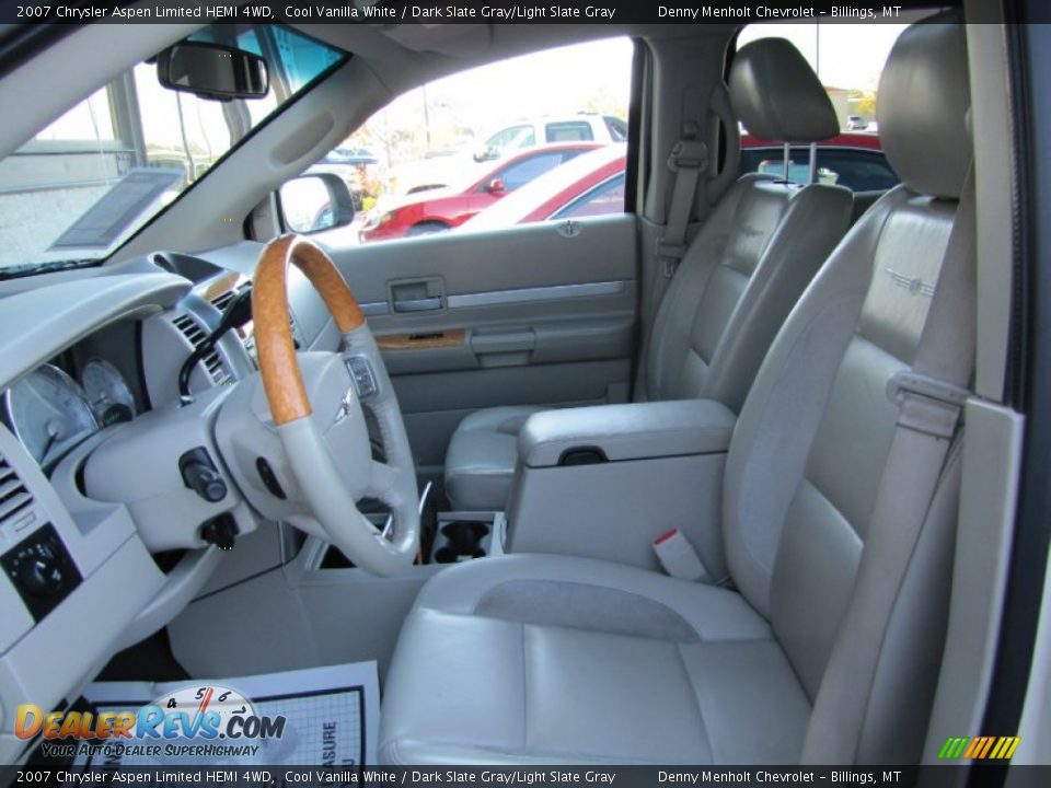 2007 Chrysler Aspen Limited HEMI 4WD Cool Vanilla White / Dark Slate Gray/Light Slate Gray Photo #16