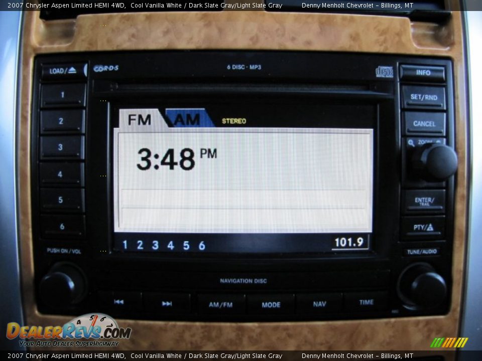 2007 Chrysler Aspen Limited HEMI 4WD Cool Vanilla White / Dark Slate Gray/Light Slate Gray Photo #25