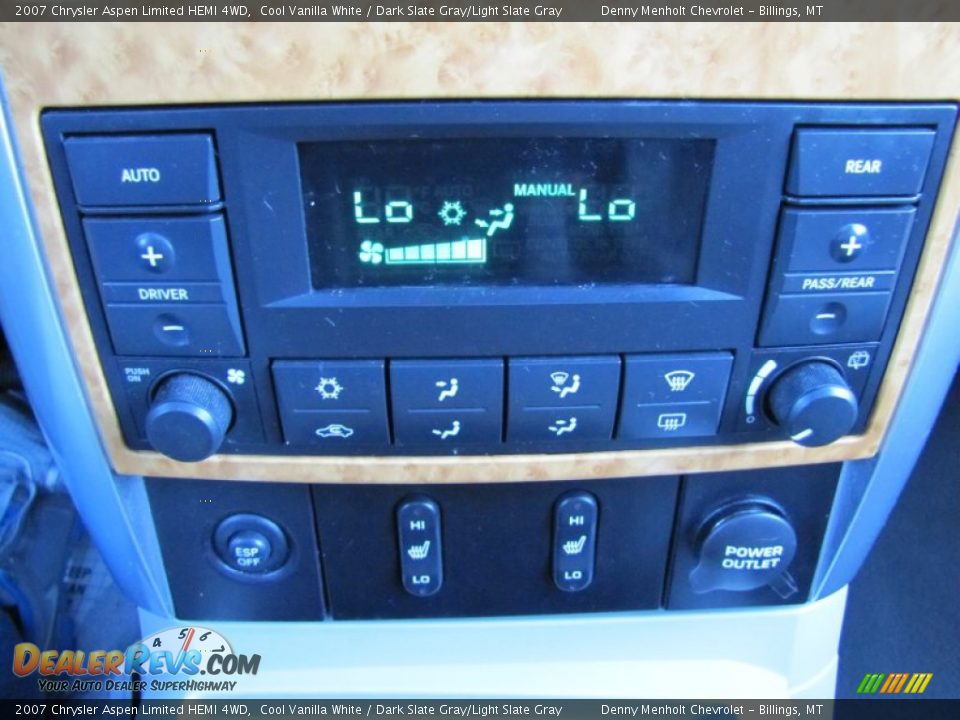 2007 Chrysler Aspen Limited HEMI 4WD Cool Vanilla White / Dark Slate Gray/Light Slate Gray Photo #26