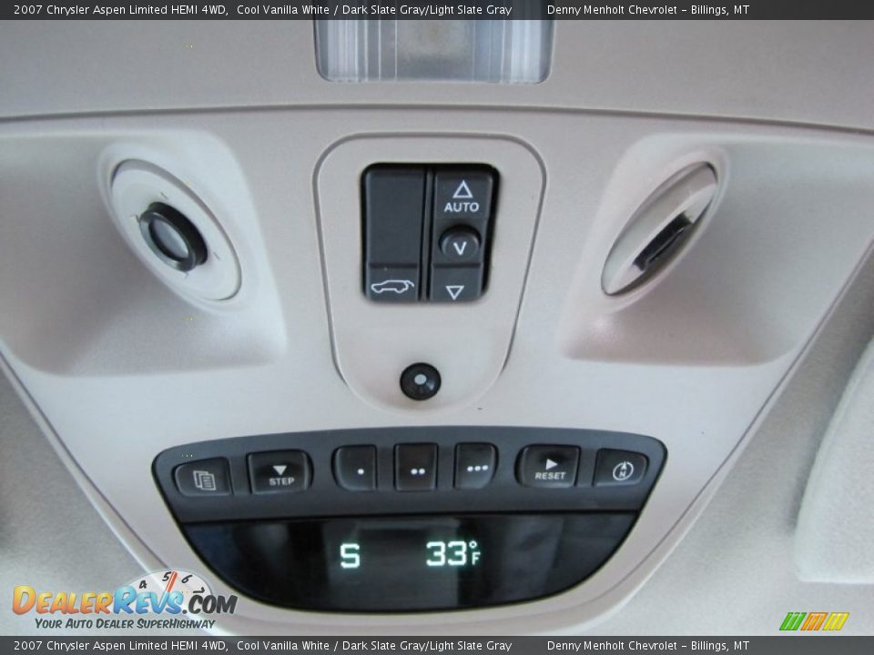 2007 Chrysler Aspen Limited HEMI 4WD Cool Vanilla White / Dark Slate Gray/Light Slate Gray Photo #28