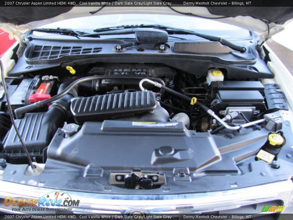2007 Chrysler Aspen Limited HEMI 4WD Cool Vanilla White / Dark Slate Gray/Light Slate Gray Photo #29