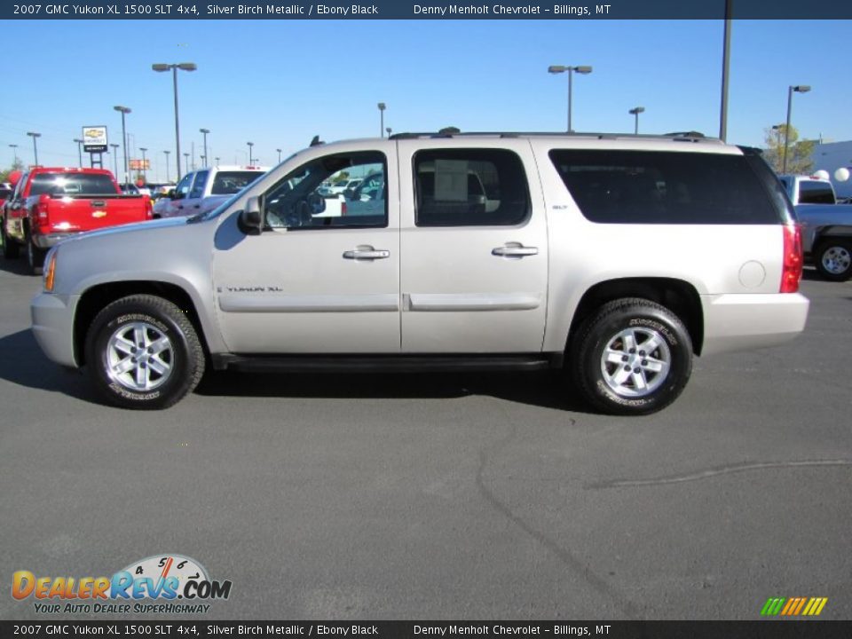 2007 GMC Yukon XL 1500 SLT 4x4 Silver Birch Metallic / Ebony Black Photo #2