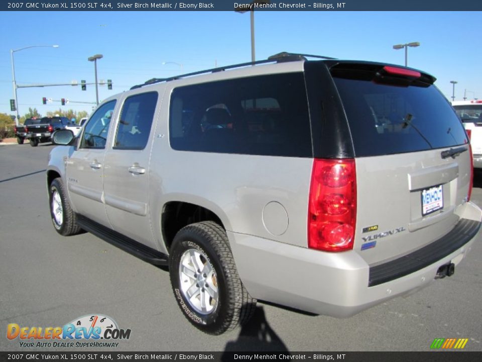 2007 GMC Yukon XL 1500 SLT 4x4 Silver Birch Metallic / Ebony Black Photo #3
