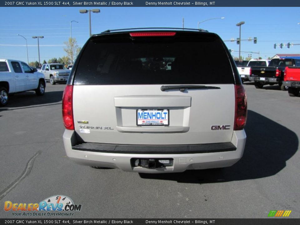 2007 GMC Yukon XL 1500 SLT 4x4 Silver Birch Metallic / Ebony Black Photo #4