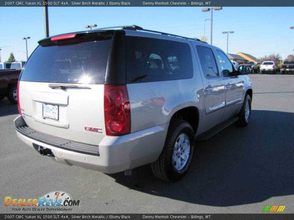 2007 GMC Yukon XL 1500 SLT 4x4 Silver Birch Metallic / Ebony Black Photo #5