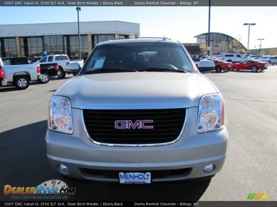 2007 GMC Yukon XL 1500 SLT 4x4 Silver Birch Metallic / Ebony Black Photo #8