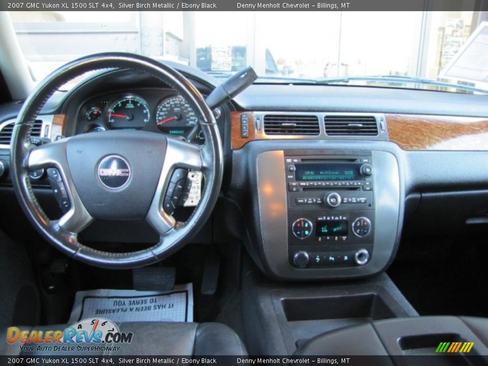 2007 GMC Yukon XL 1500 SLT 4x4 Silver Birch Metallic / Ebony Black Photo #15