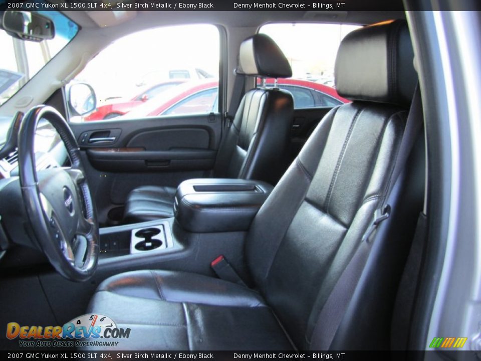 2007 GMC Yukon XL 1500 SLT 4x4 Silver Birch Metallic / Ebony Black Photo #16