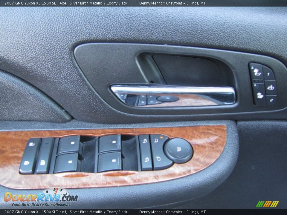 2007 GMC Yukon XL 1500 SLT 4x4 Silver Birch Metallic / Ebony Black Photo #17