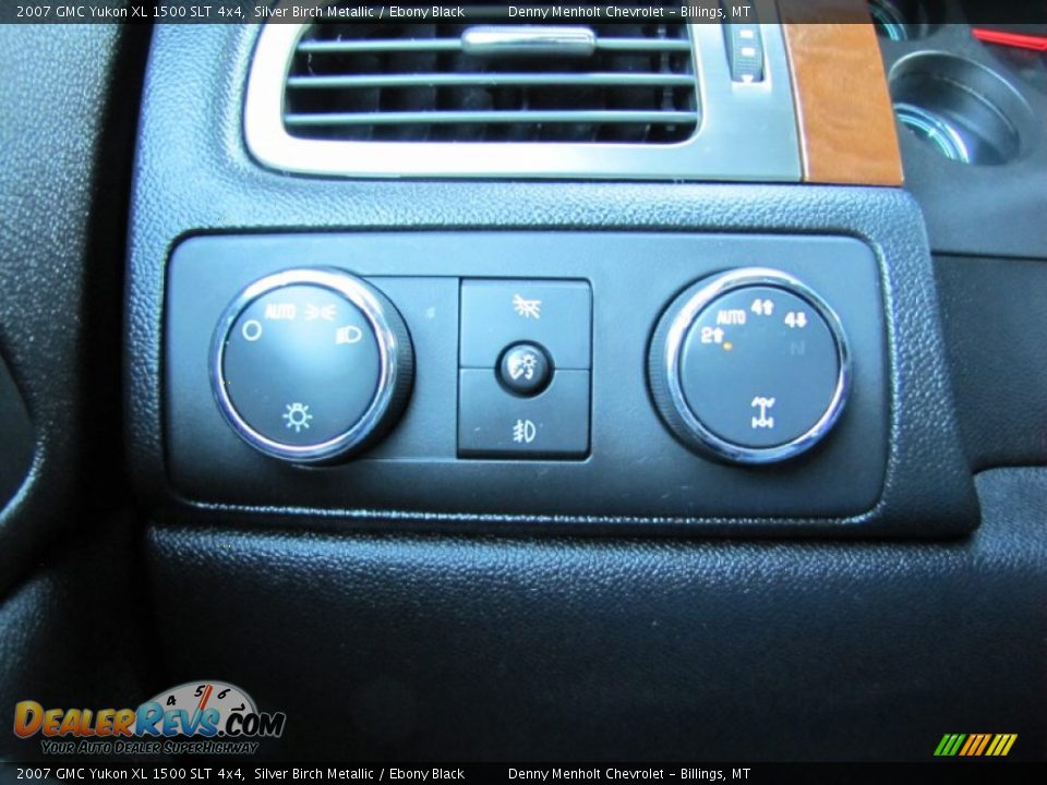 2007 GMC Yukon XL 1500 SLT 4x4 Silver Birch Metallic / Ebony Black Photo #19