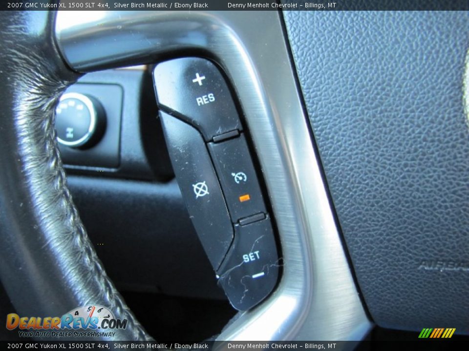 2007 GMC Yukon XL 1500 SLT 4x4 Silver Birch Metallic / Ebony Black Photo #20