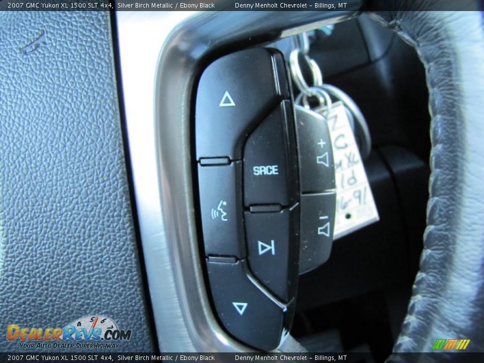 2007 GMC Yukon XL 1500 SLT 4x4 Silver Birch Metallic / Ebony Black Photo #21