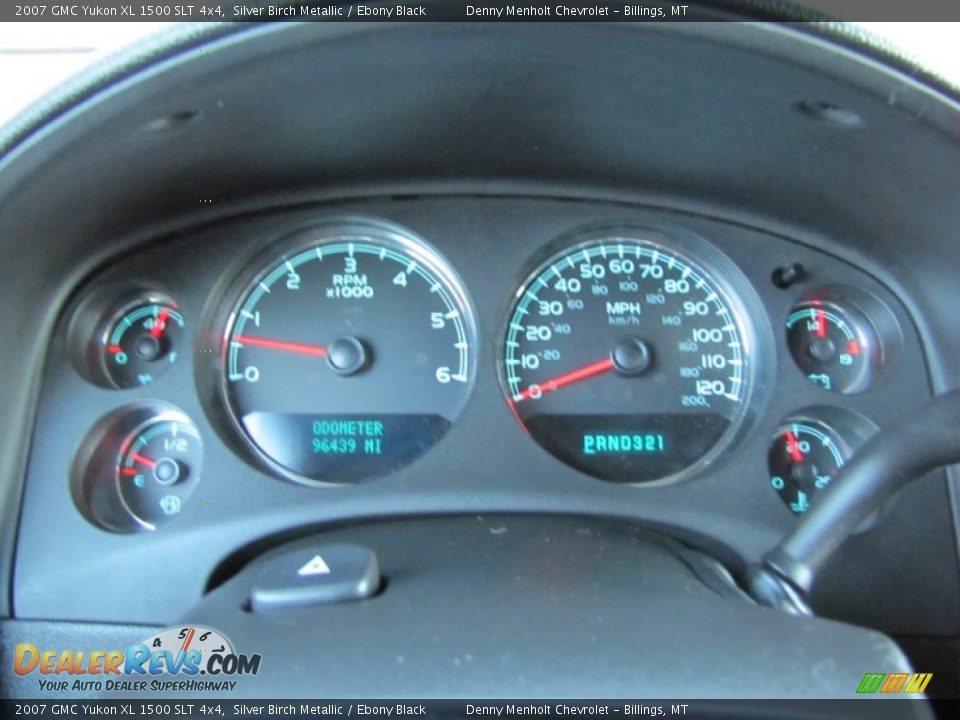 2007 GMC Yukon XL 1500 SLT 4x4 Silver Birch Metallic / Ebony Black Photo #22