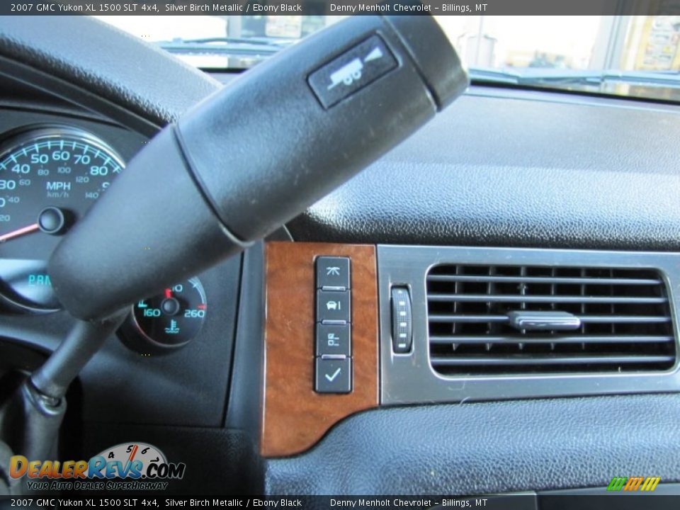 2007 GMC Yukon XL 1500 SLT 4x4 Silver Birch Metallic / Ebony Black Photo #23