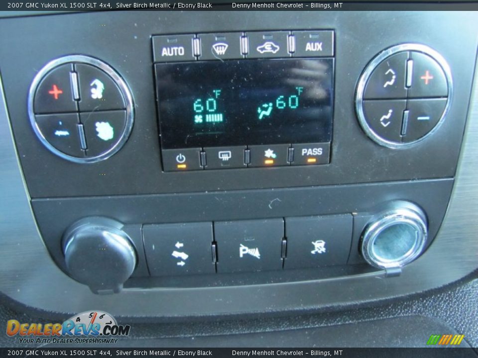 2007 GMC Yukon XL 1500 SLT 4x4 Silver Birch Metallic / Ebony Black Photo #25