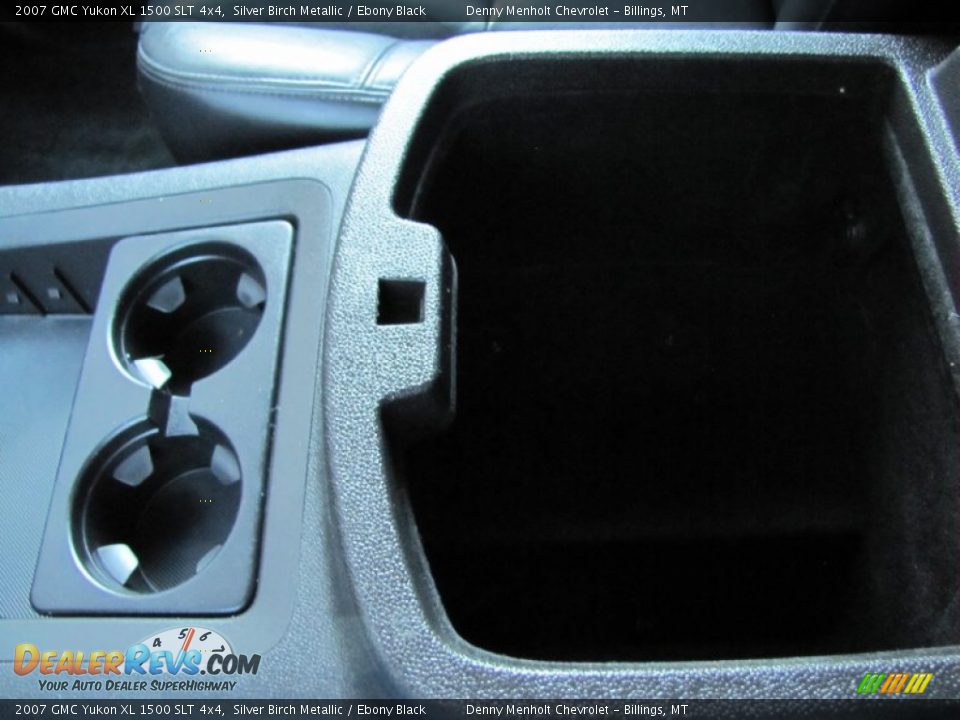 2007 GMC Yukon XL 1500 SLT 4x4 Silver Birch Metallic / Ebony Black Photo #28