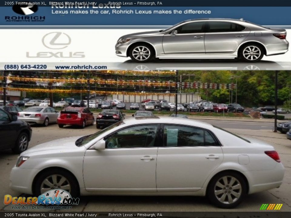 2005 Toyota Avalon XL Blizzard White Pearl / Ivory Photo #1