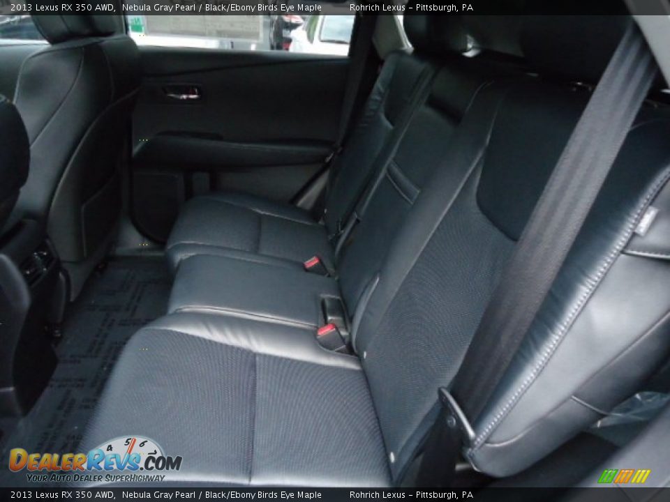 2013 Lexus RX 350 AWD Nebula Gray Pearl / Black/Ebony Birds Eye Maple Photo #11