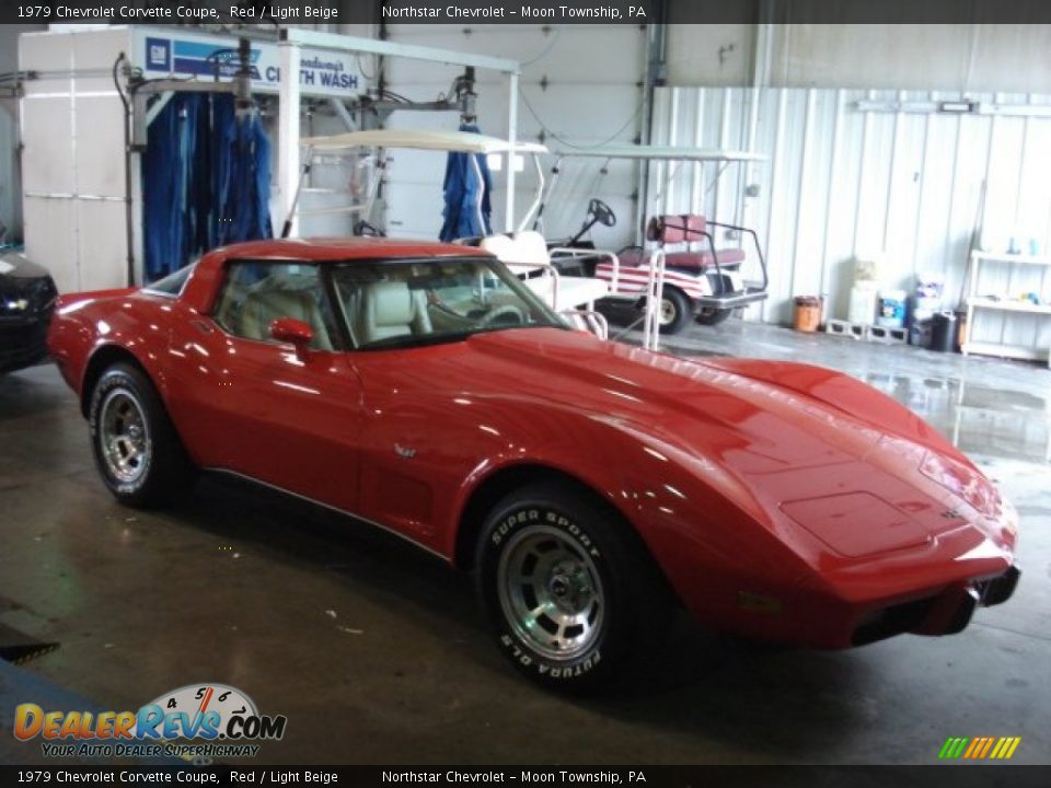 1979 Chevrolet Corvette Coupe Red / Light Beige Photo #3