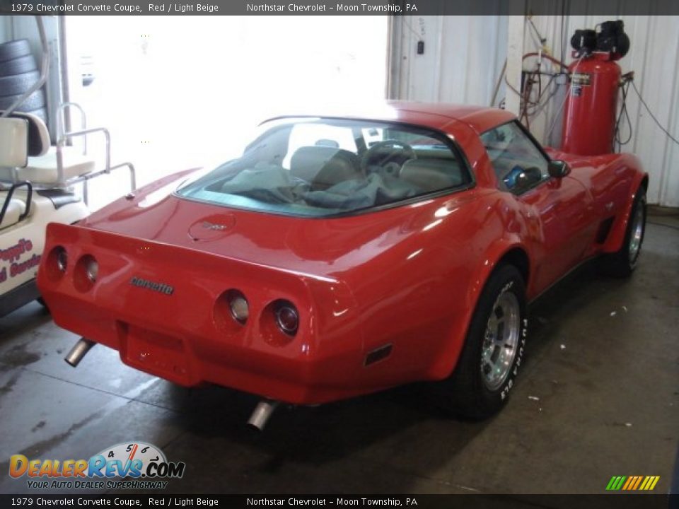 1979 Chevrolet Corvette Coupe Red / Light Beige Photo #4