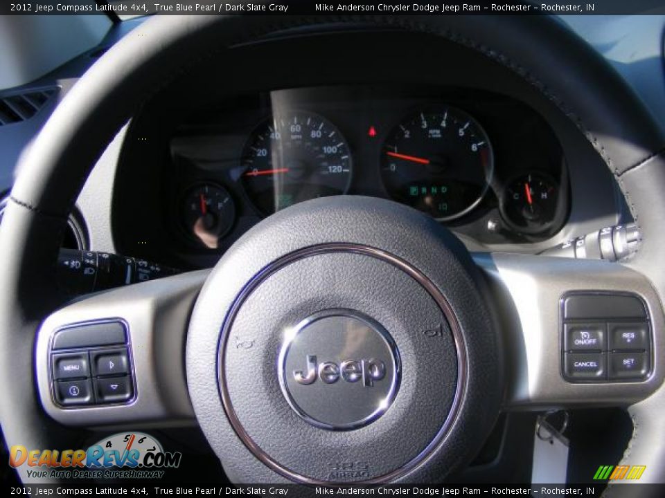 2012 Jeep Compass Latitude 4x4 True Blue Pearl / Dark Slate Gray Photo #4