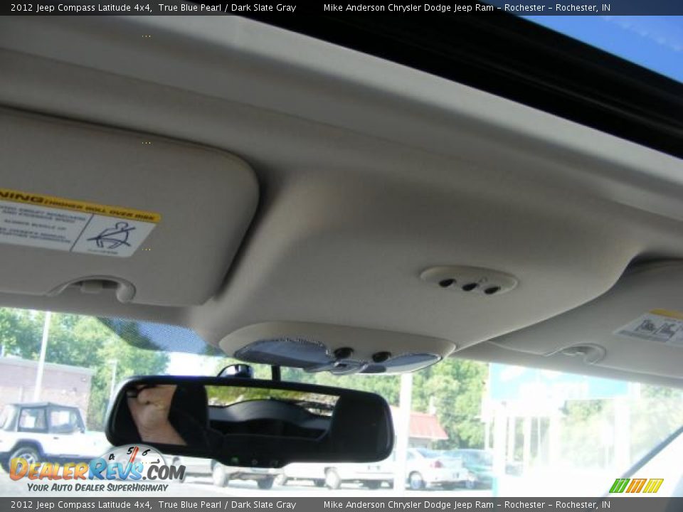 2012 Jeep Compass Latitude 4x4 True Blue Pearl / Dark Slate Gray Photo #9
