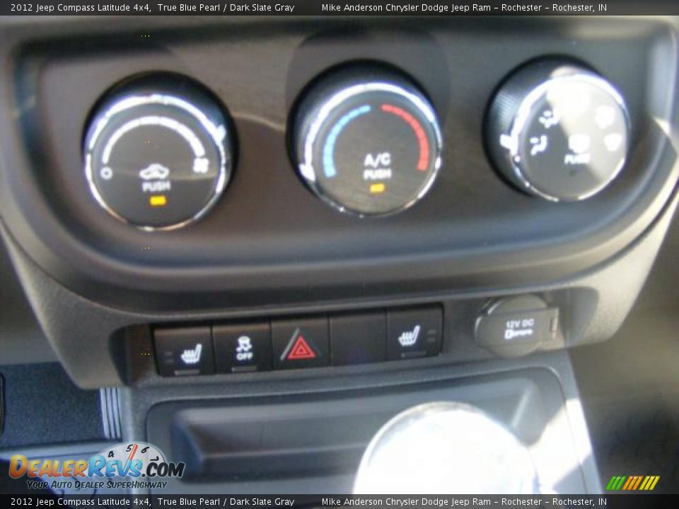 2012 Jeep Compass Latitude 4x4 True Blue Pearl / Dark Slate Gray Photo #16