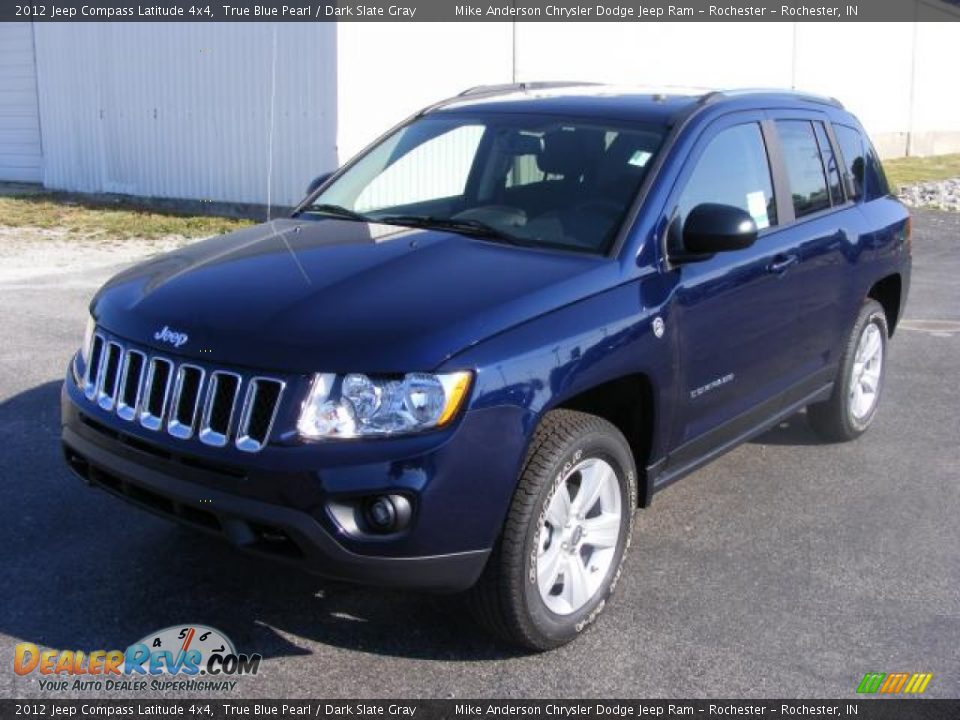 2012 Jeep Compass Latitude 4x4 True Blue Pearl / Dark Slate Gray Photo #19