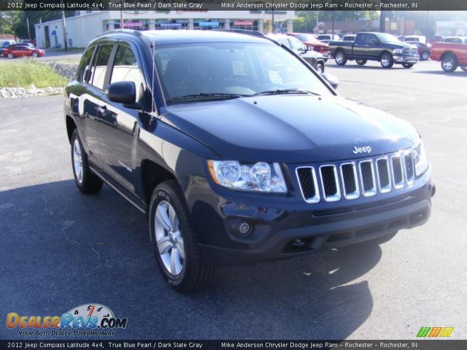 2012 Jeep Compass Latitude 4x4 True Blue Pearl / Dark Slate Gray Photo #20