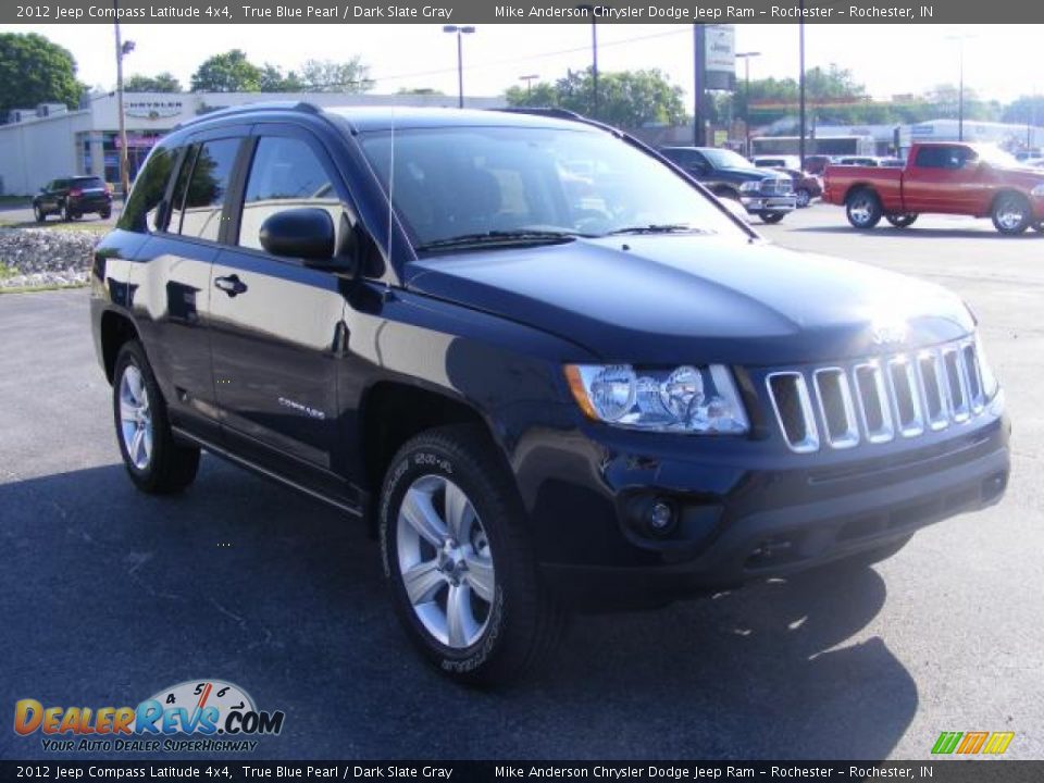 2012 Jeep Compass Latitude 4x4 True Blue Pearl / Dark Slate Gray Photo #21