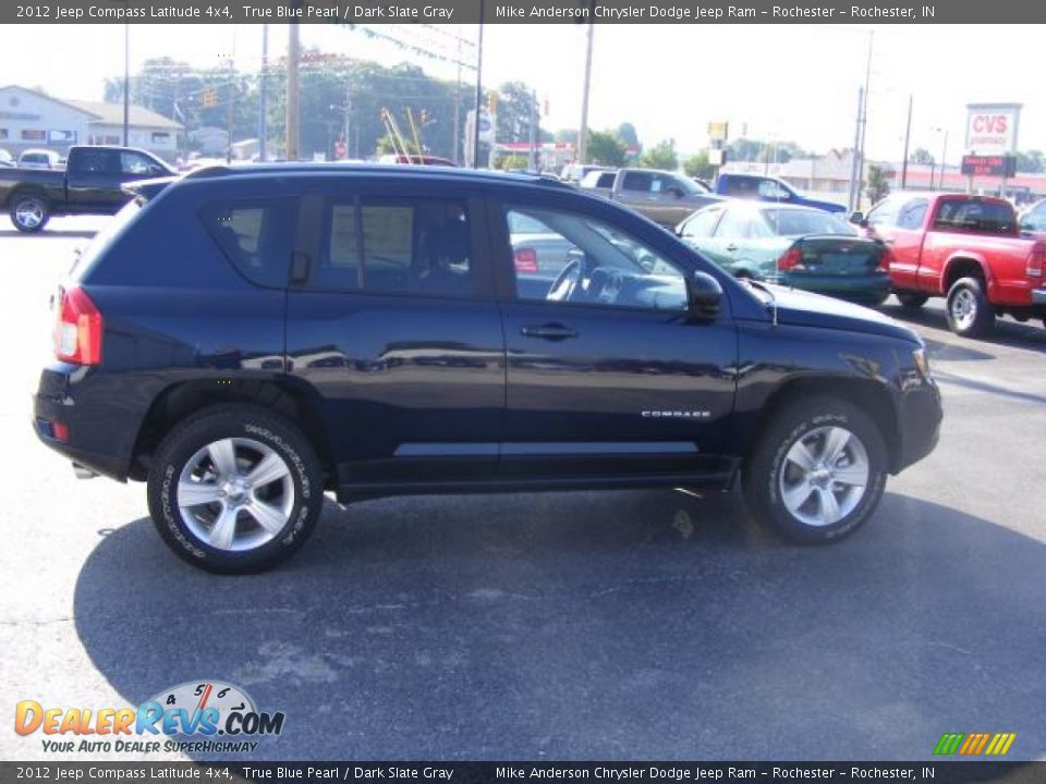 2012 Jeep Compass Latitude 4x4 True Blue Pearl / Dark Slate Gray Photo #22