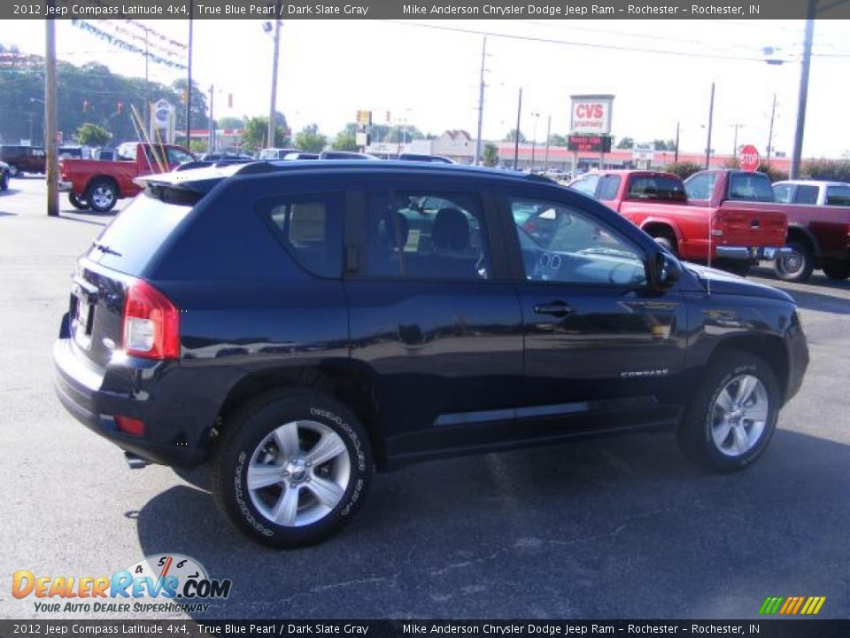 2012 Jeep Compass Latitude 4x4 True Blue Pearl / Dark Slate Gray Photo #23