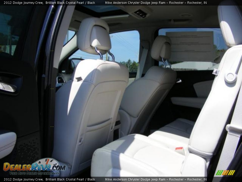 2012 Dodge Journey Crew Brilliant Black Crystal Pearl / Black Photo #7