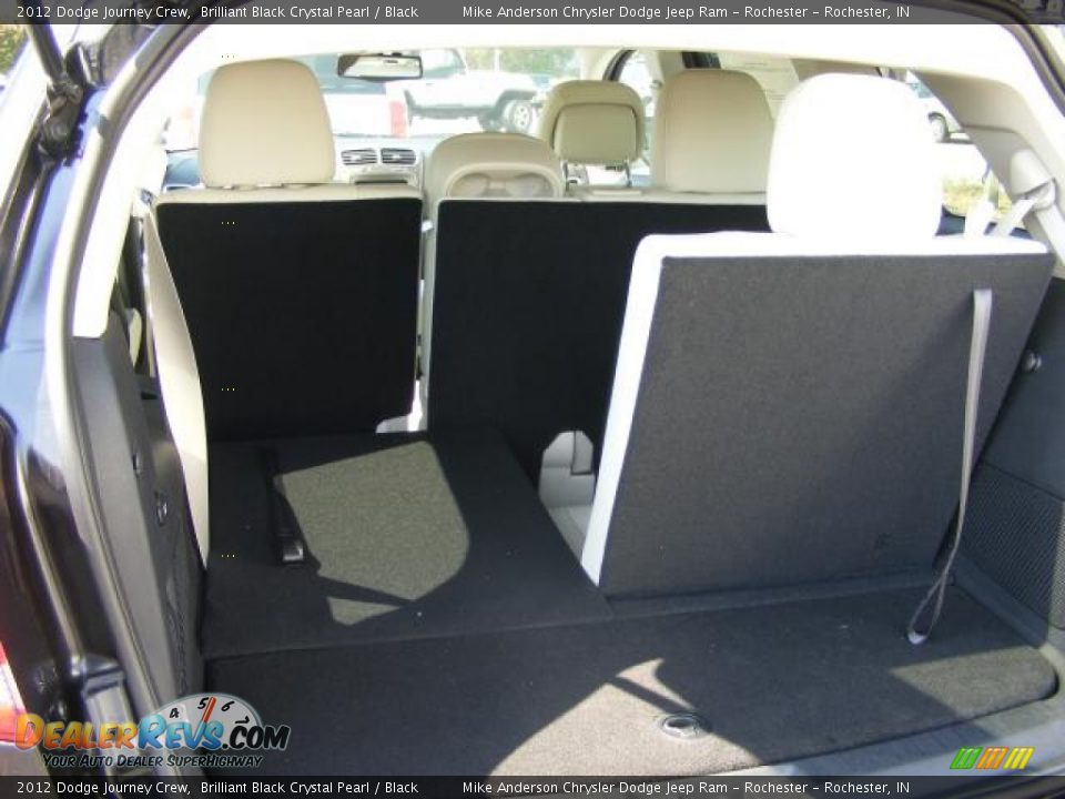 2012 Dodge Journey Crew Brilliant Black Crystal Pearl / Black Photo #9