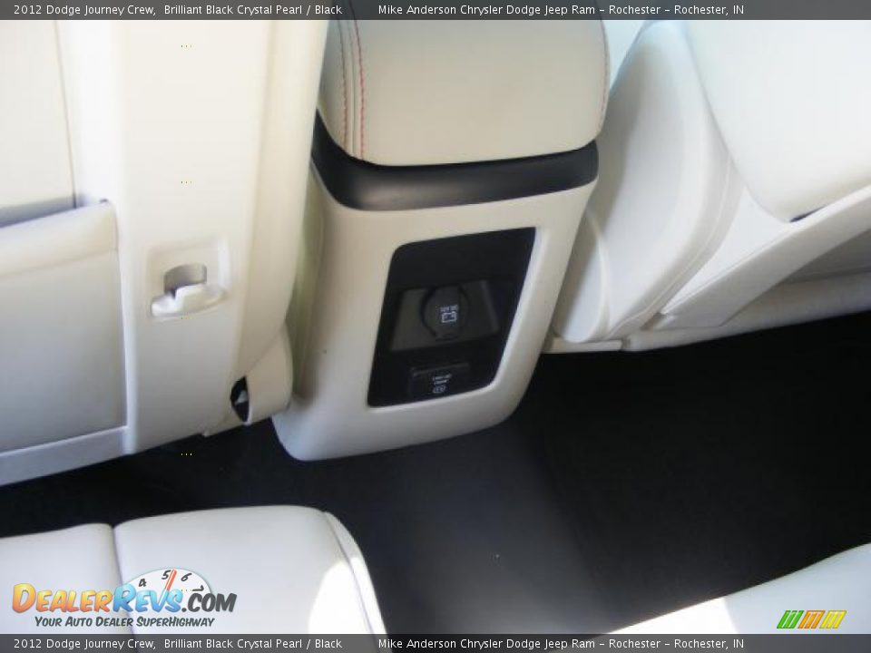 2012 Dodge Journey Crew Brilliant Black Crystal Pearl / Black Photo #22
