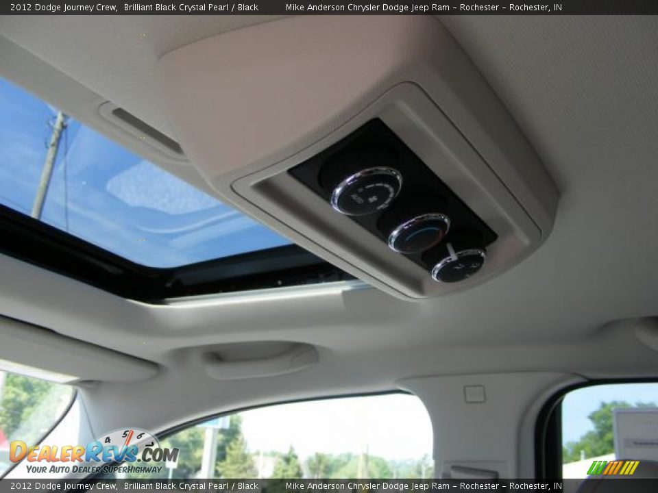 2012 Dodge Journey Crew Brilliant Black Crystal Pearl / Black Photo #24