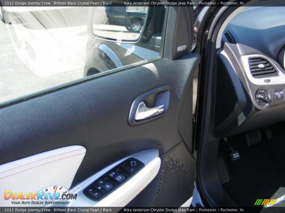 2012 Dodge Journey Crew Brilliant Black Crystal Pearl / Black Photo #27
