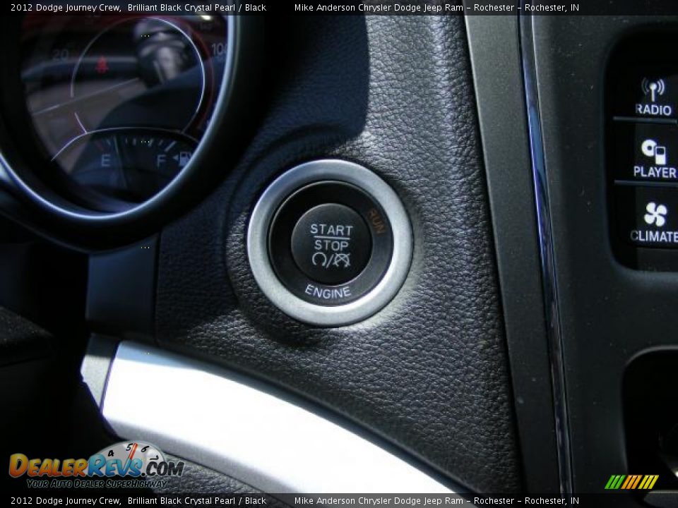 2012 Dodge Journey Crew Brilliant Black Crystal Pearl / Black Photo #30
