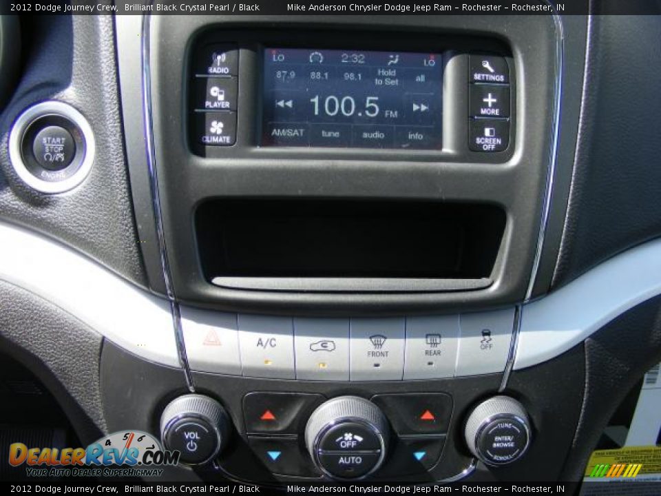 2012 Dodge Journey Crew Brilliant Black Crystal Pearl / Black Photo #31